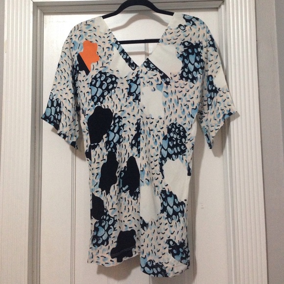 DVF Graphic Print Top - Picture 2 of 2